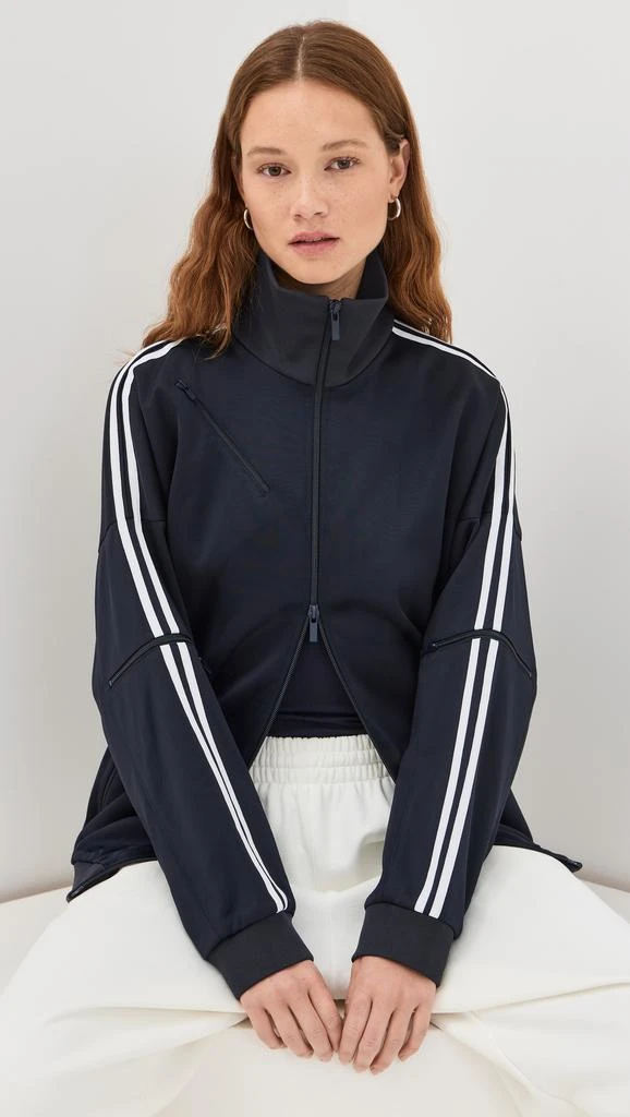 Tibi Active Knit Zipper Detailed Track Jacket 1