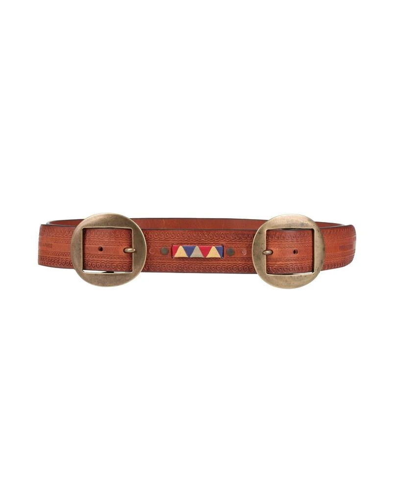 Sleek Leather Belt With Square Metallic Buckle – On Sale Now  display picture 2