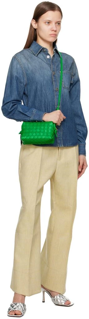 Bottega Veneta Green Mini Loop Camera Bag 4