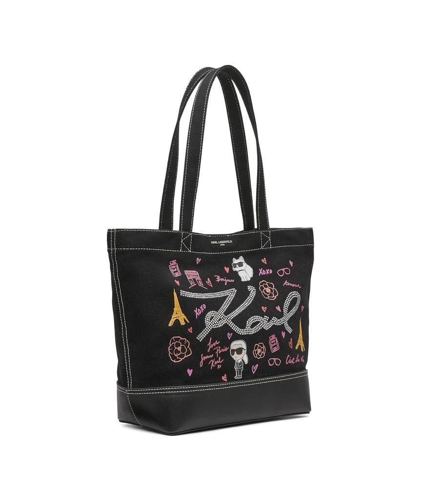 Karl Lagerfeld Paris CANNES EAST WEST TOTE 3