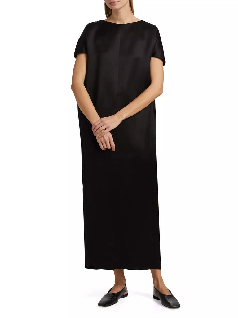 Khaite Webster Satin Shift Dress 2