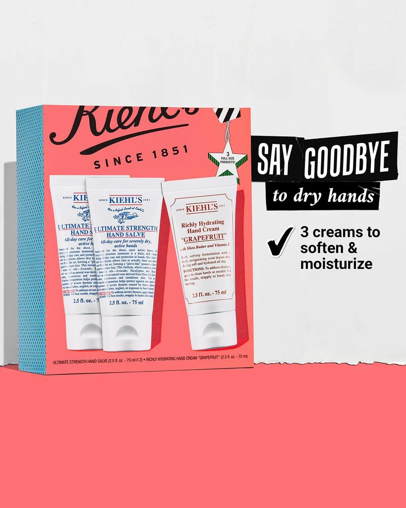 Kiehl's Holiday Hand Care Trio Set, 3 x 2.5 oz. 5