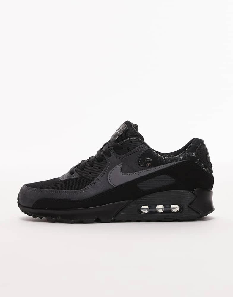 NIKE Nike Air Max 90 trainers in black and real tree camo 2