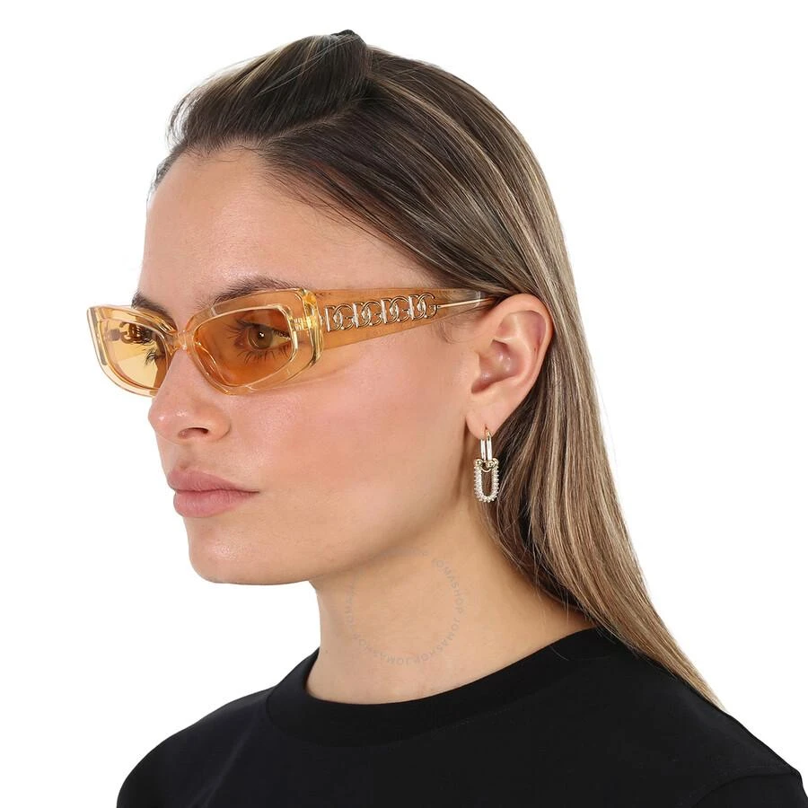 Dolce & Gabbana Light Orange Cat Eye Ladies Sunglasses DG4445 3046/7 54 2