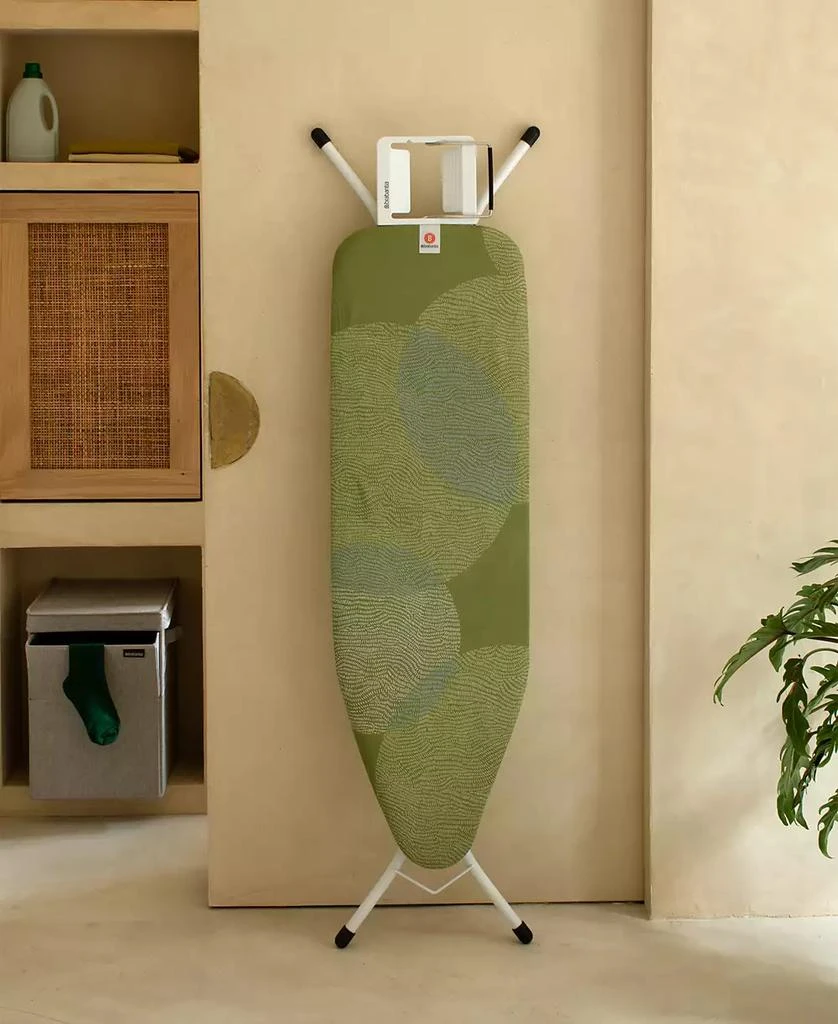 Brabantia Ironing Board B, 49" x 15", 124 x 38 Centimeter - Steam Iron Rest, 0.9" 22 Millimeter White Frame 4