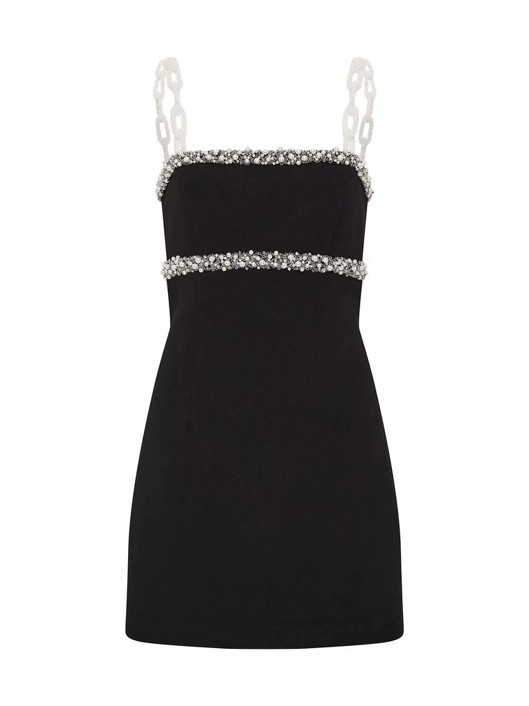 Rebecca Vallance Eva Faux-Pearl Chainlink Minidress 6