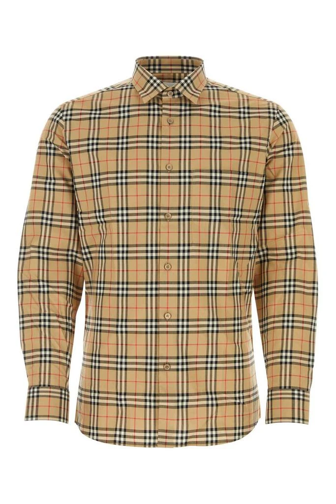 Burberry Burberry Long Sleeved Checked Buttoned Shirt from Cettire