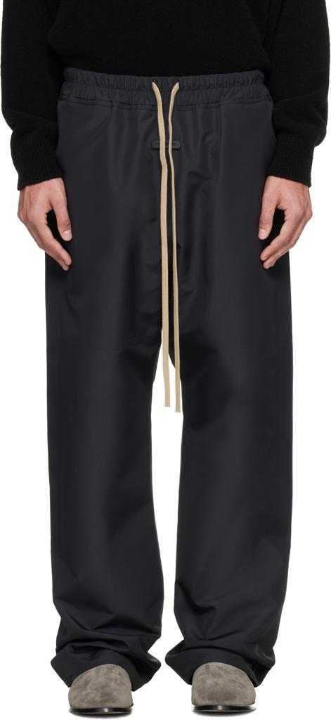 Fear of god Black Technical Split Knee Lounge Pants