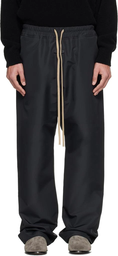 Fear of god Black Technical Split Knee Lounge Pants 1