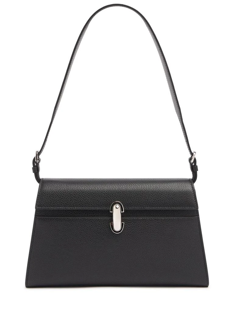 SAVETTE Symmetry Grained Leather Shoulder Bag 1
