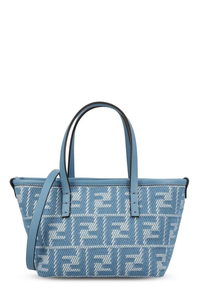 Fendi Fendi Roll FF Jacquard Mini Tote Bag 1