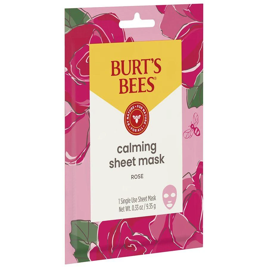 Burt's Bees Calming Sheet Mask Rose 7
