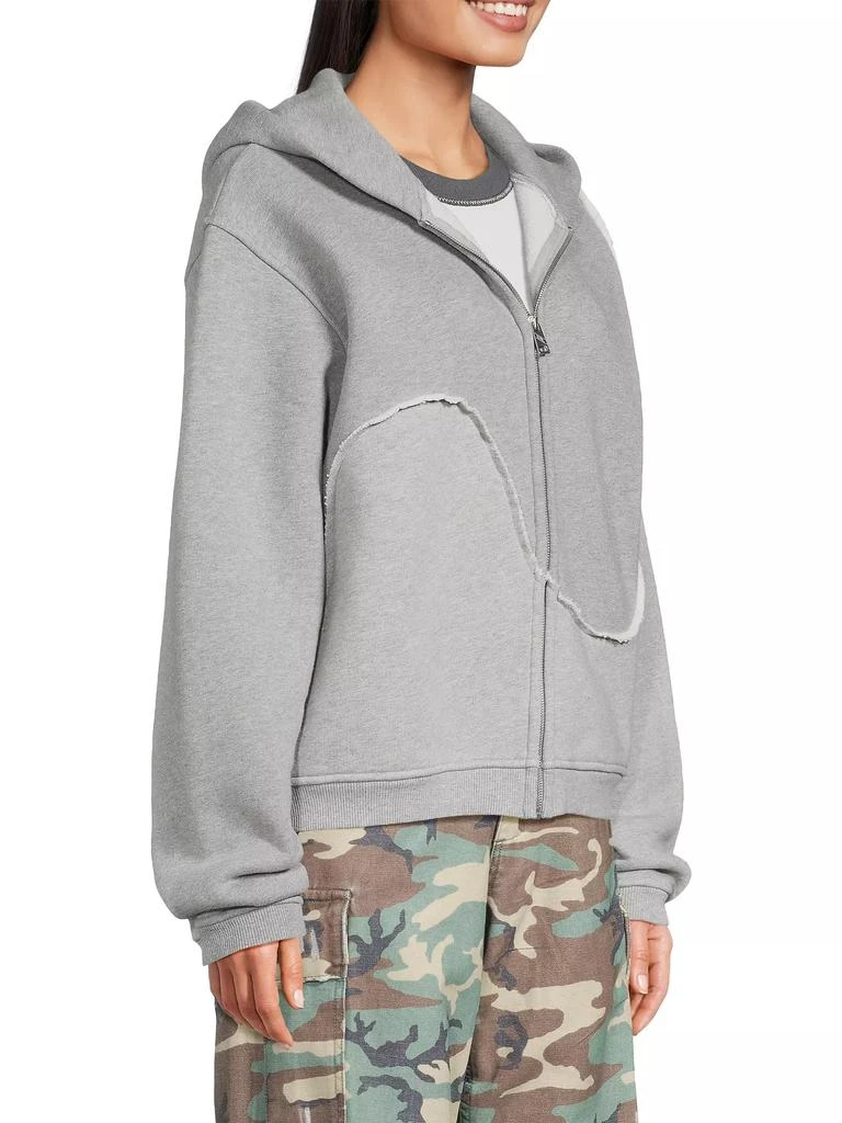 ERL Swirl Cotton Zip-Front Hoodie 8