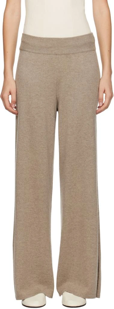 Lisa Yang Beige Marlo Lounge Pants 1