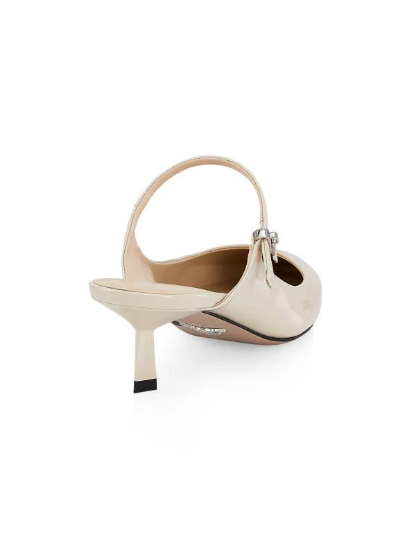 Prada 45MM Patent Leather Pumps 3