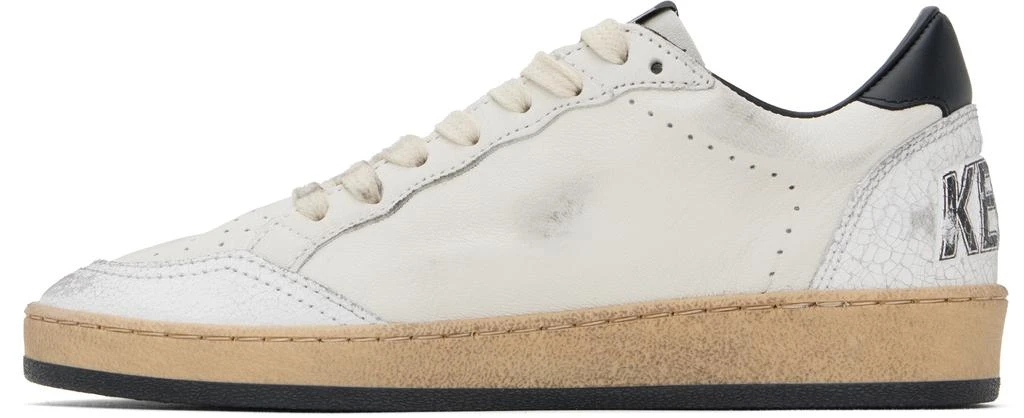 Golden Goose White & Black Ball Star Sneakers 3