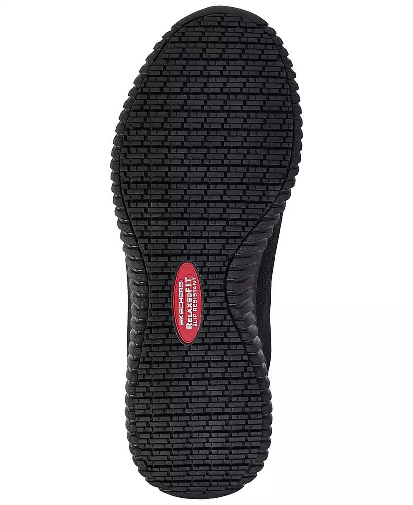 SKECHERS Men's Work Relaxed Fit Cessnock Slip-Resistant Work Athletic Sneakers from Finish Line 14