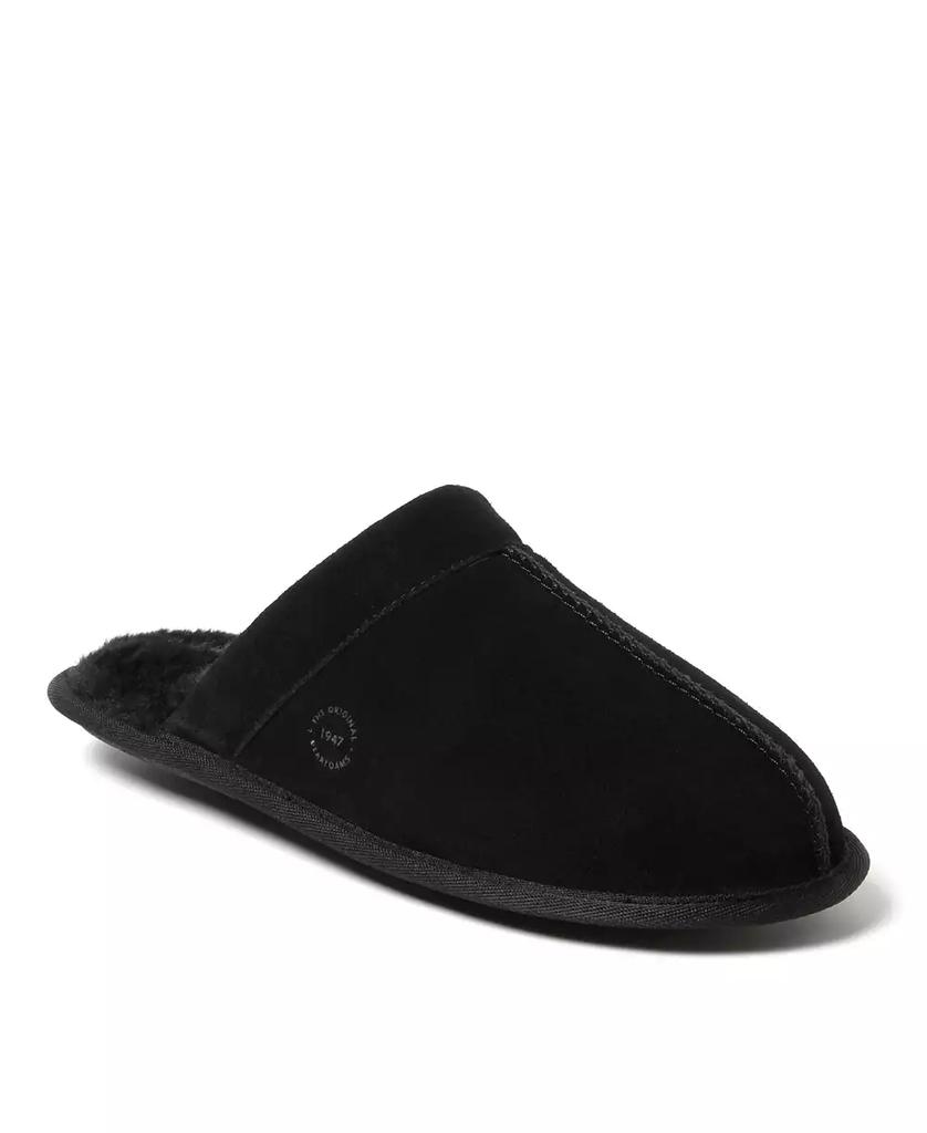 Dear Foams Men's Kirk Genuine Suede Scuff House Slipper