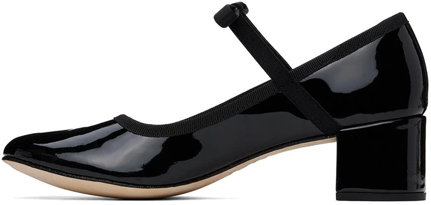Repetto Black Guillemette Mary Jane Heels 3