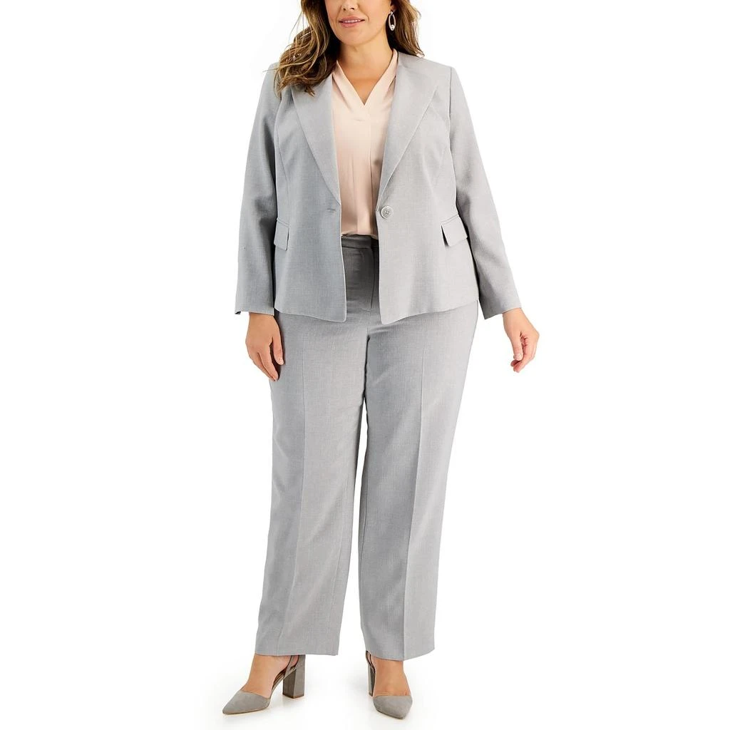 Le Suit Plus Kate Womens 2PC Business Pant Suit 2