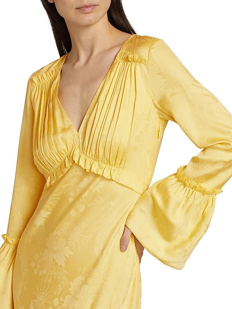 chinese dress ladies Women's Silk Dress | Tie-Dye Wrap Slip Maxi Dress | Anna Kosturova
