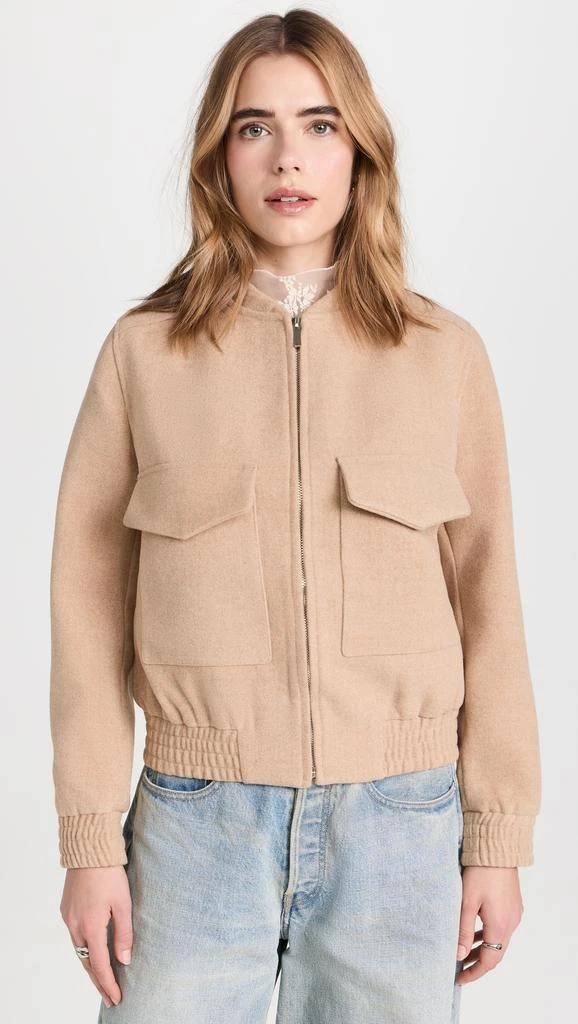 endless rose Wool Bomber Pocket Jacket 6