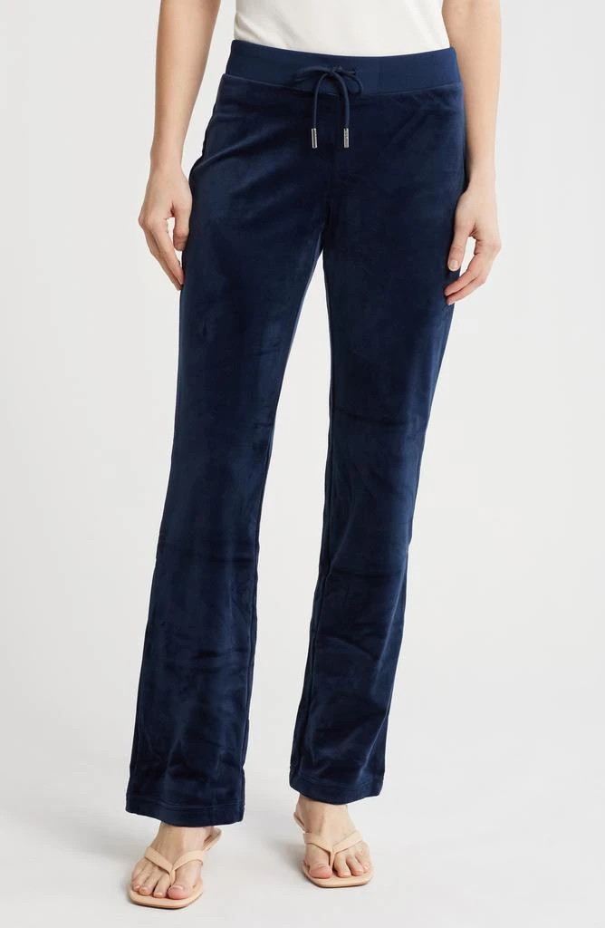 Juicy Couture Velour Wide Leg Track Pants 1
