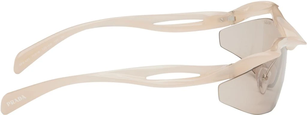 Prada Pink Twisted Frame Sunglasses 2