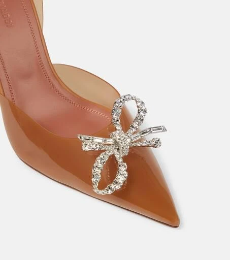 Amina Muaddi Rosie 95 PVC slingback pumps 6