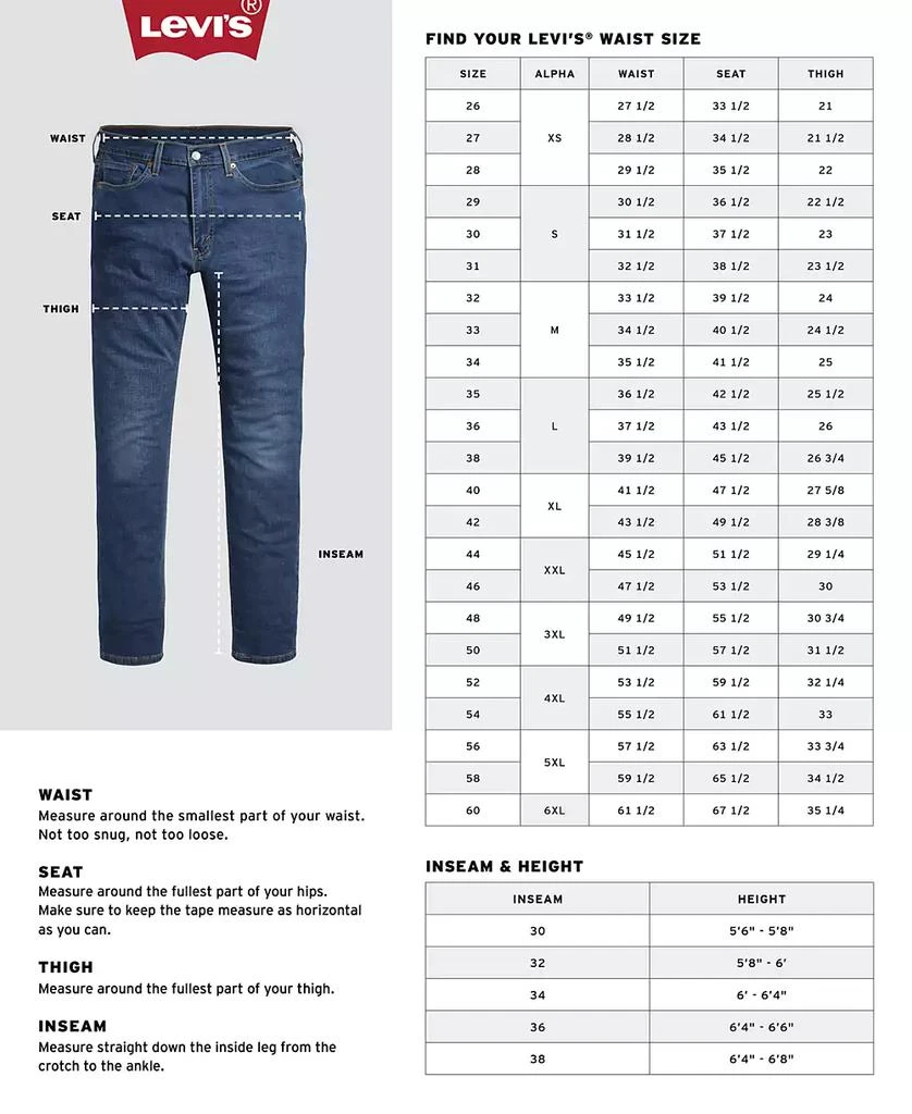 Levi's Levi’s® Men's 514™ Flex Straight-Fit Jeans 8