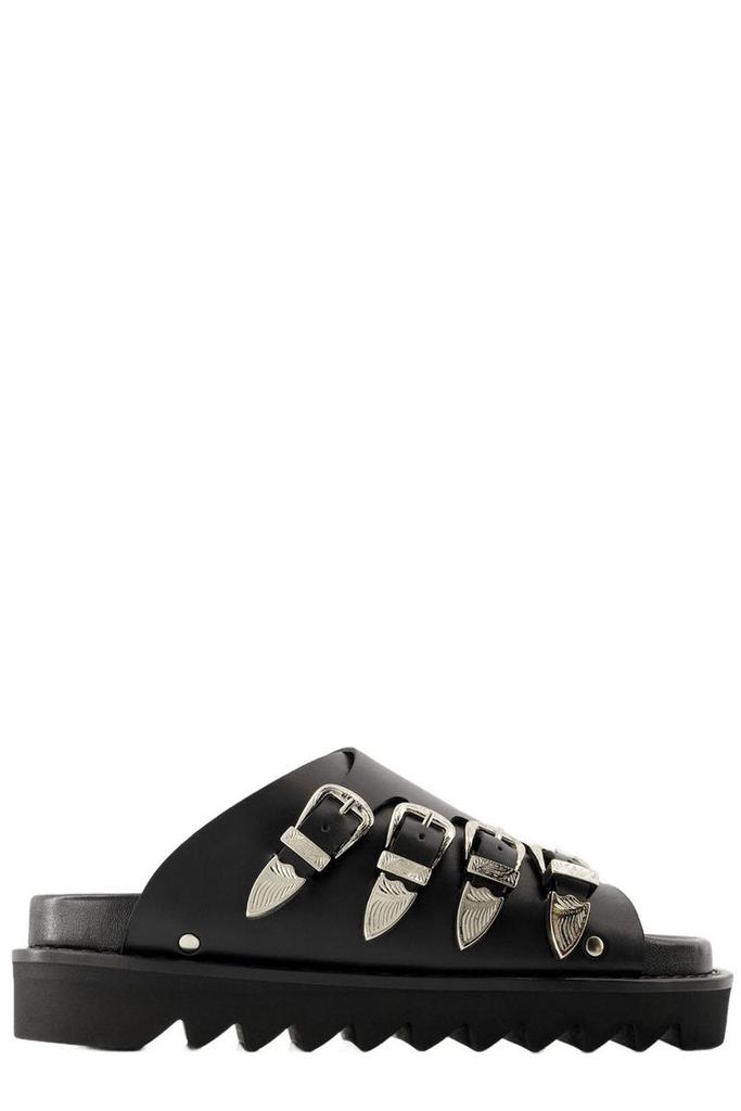TOGA PULLA Western Buckle フラットサンダル TOGA PULLA トーガ プルラ サンダル Western Buckle Sandals