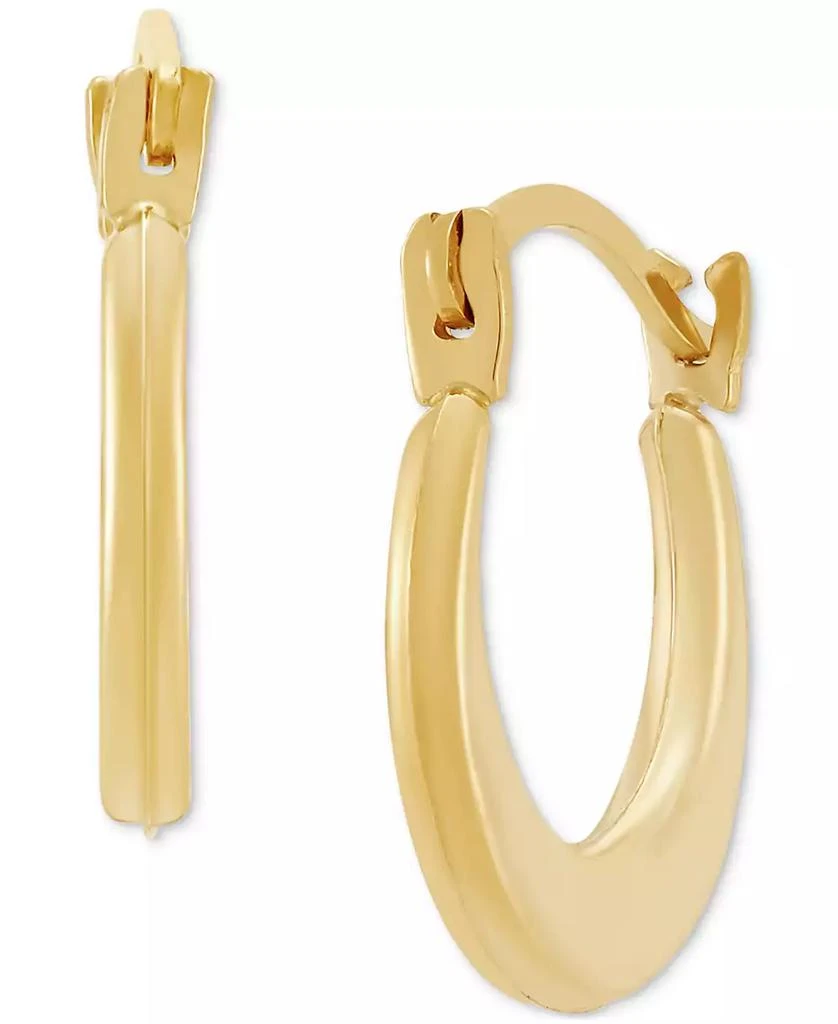 Macy's Children's 2-Pc. Set Hoop Earrings in 14k Yellow Gold 6
