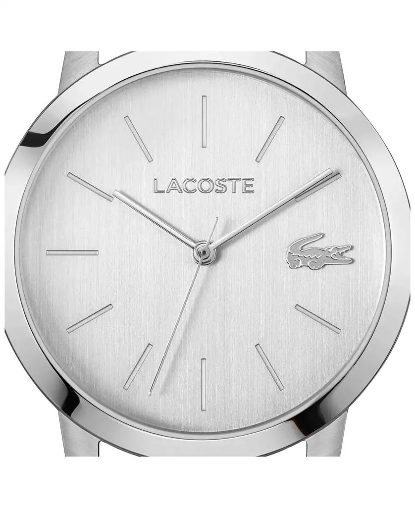 Lacoste Men's Metropole Silver Tone Stainless Steel Bracelet Watch 4