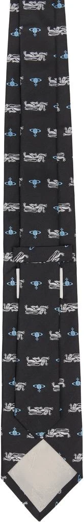 Vivienne Westwood Black Silk Tie 2