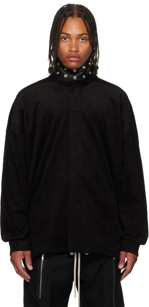 Rick Owens Black Concordians Jumbo Faun Shirt 1