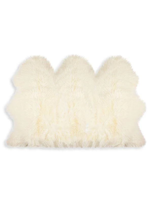 Natural Triple Sheepskin Rug 1