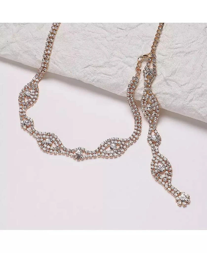 SOHI Women
s Bling Eye Statement Necklace 2