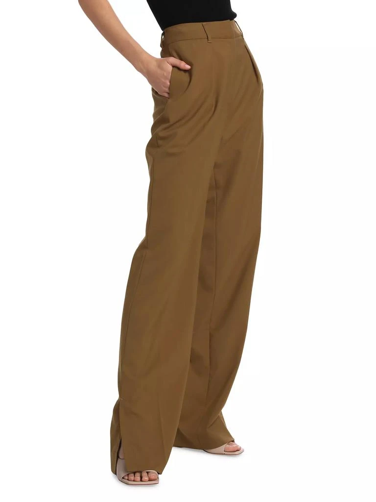 Derek Lam Calypso Pleated Slit Trousers 4