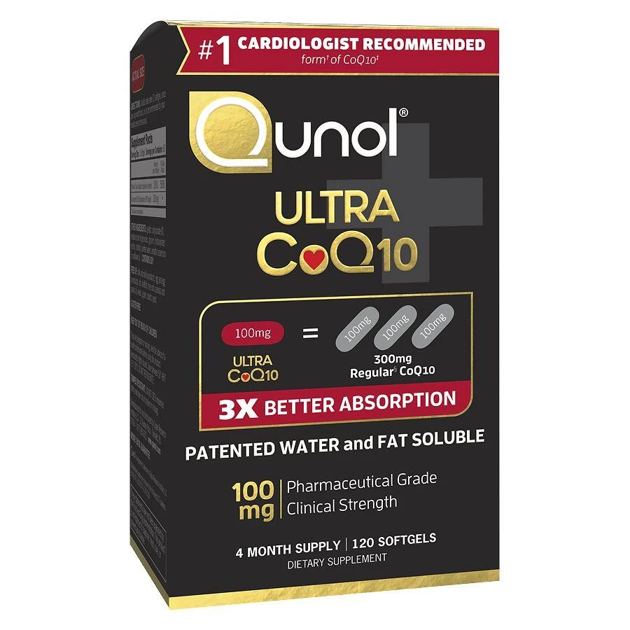 Qunol Ultra CoQ10 100 mg Dietary Supplement Softgels 1