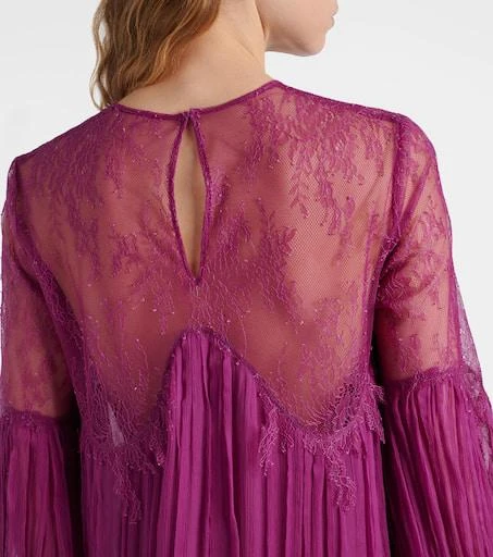 Costarellos Renia silk-blend lace gown 7
