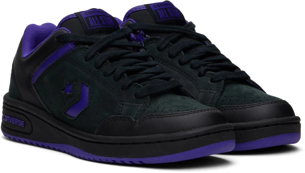 Converse Black Converse Weapon Leather Low Top Sneakers 4