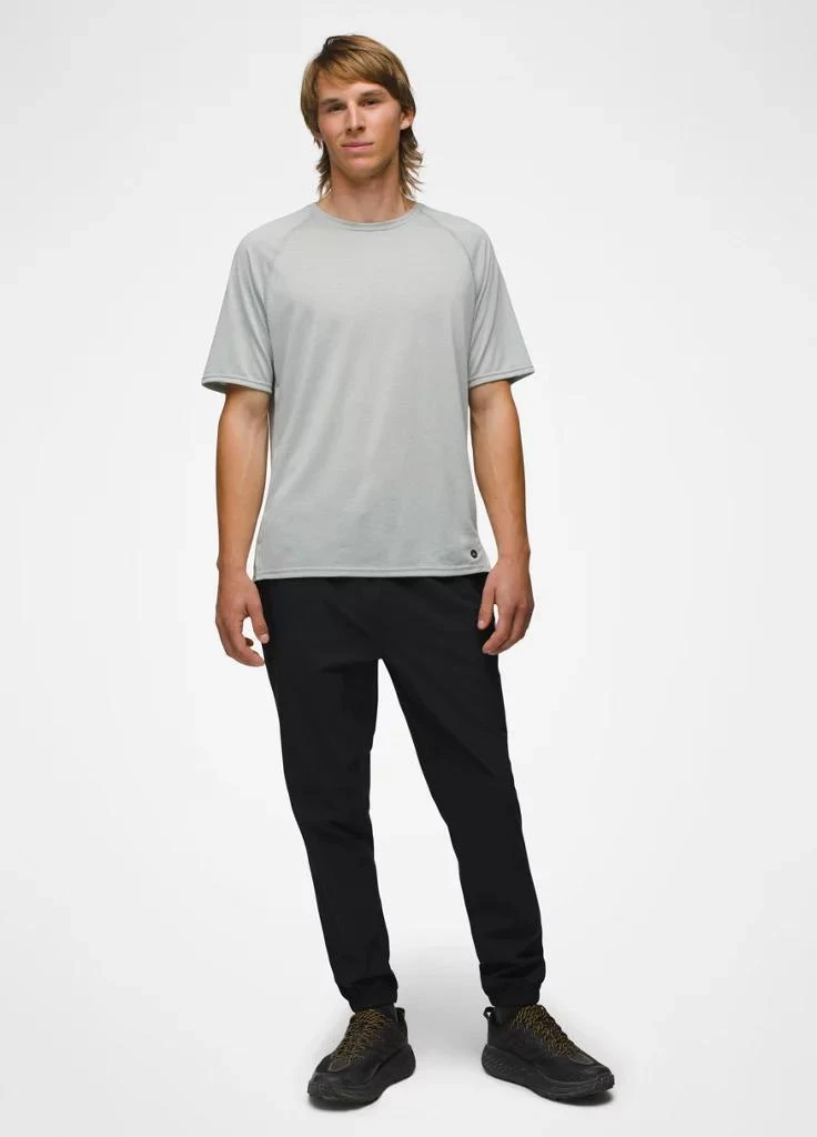 Prana Mens prAna Natural Flow Short Sleeve Crew - Lunar 4