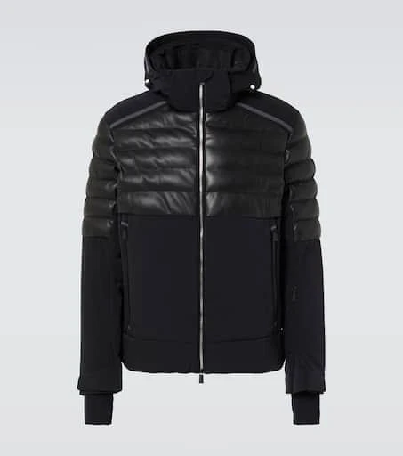 Toni Sailer Lorenz faux leather ski jacket 1