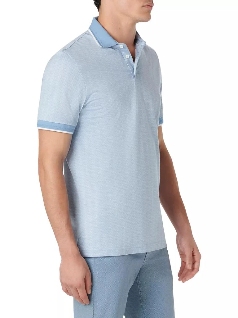 BUGATCHI 3-Button Cotton-Blend Polo Shirt 4