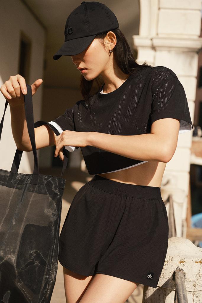 Alo Mesh Mirage Short - Black