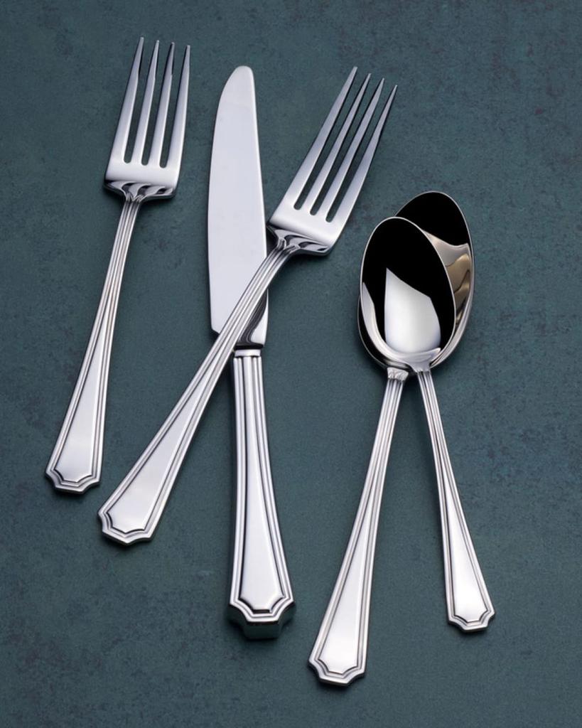 Wallace Silversmiths Audra 20-Piece Flatware Set, Service for 4