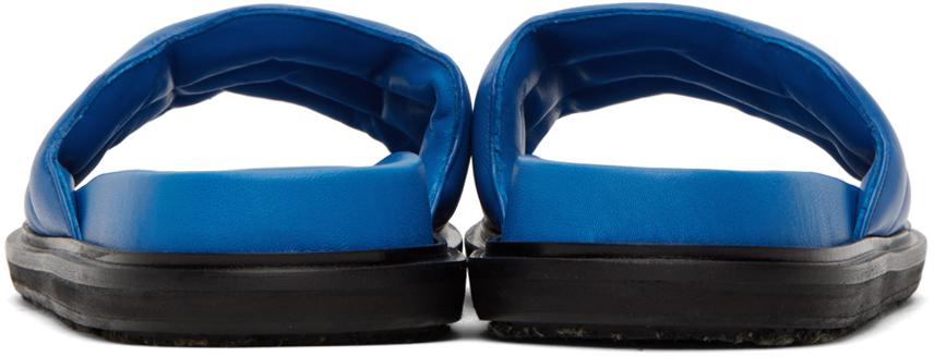 Marni Navy Fussbett Slides