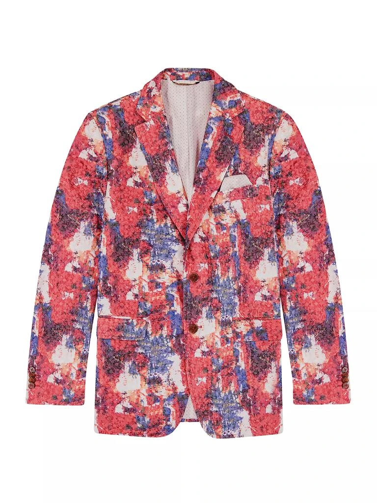 Robert Graham Eagan Floral Cotton-Blend Two-Button Sport Coat 1