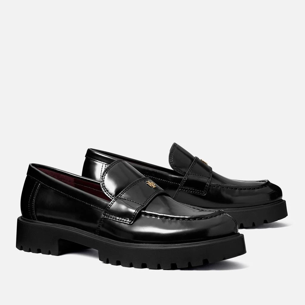 Tory Burch Black Patent Leather Strap Loafers Classic Lug Loafer: Women main image 4