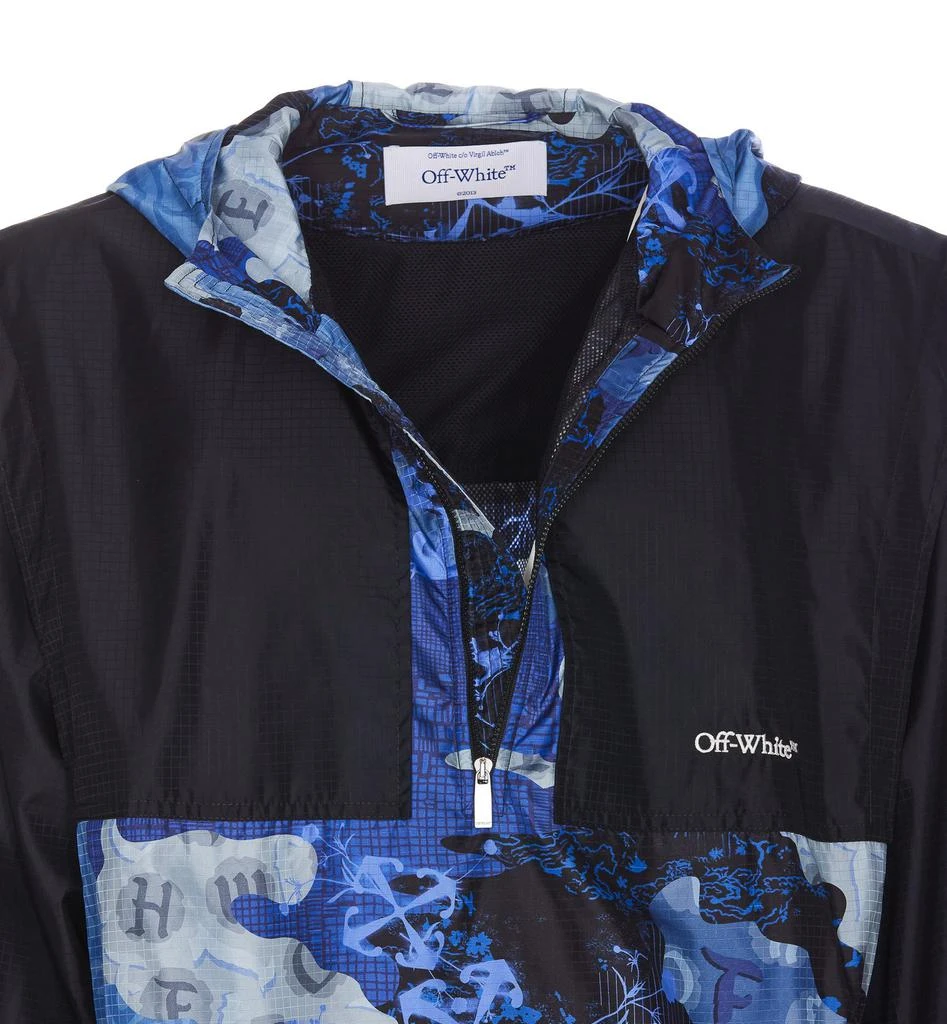 Off-White Off-White Zip Detailed Straight Hem Windbreaker 3